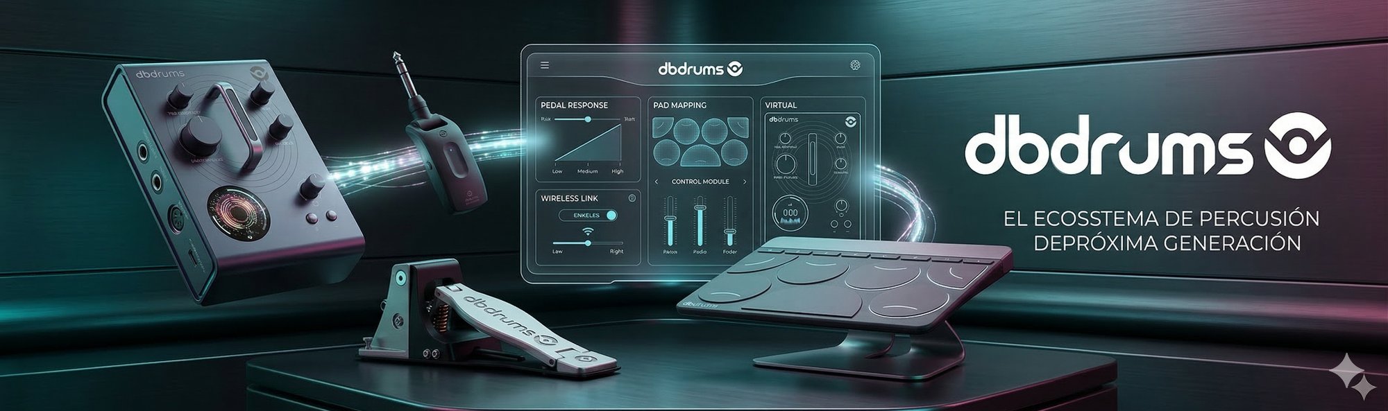 dbdrums - El ecosistema de percusión de próxima generación